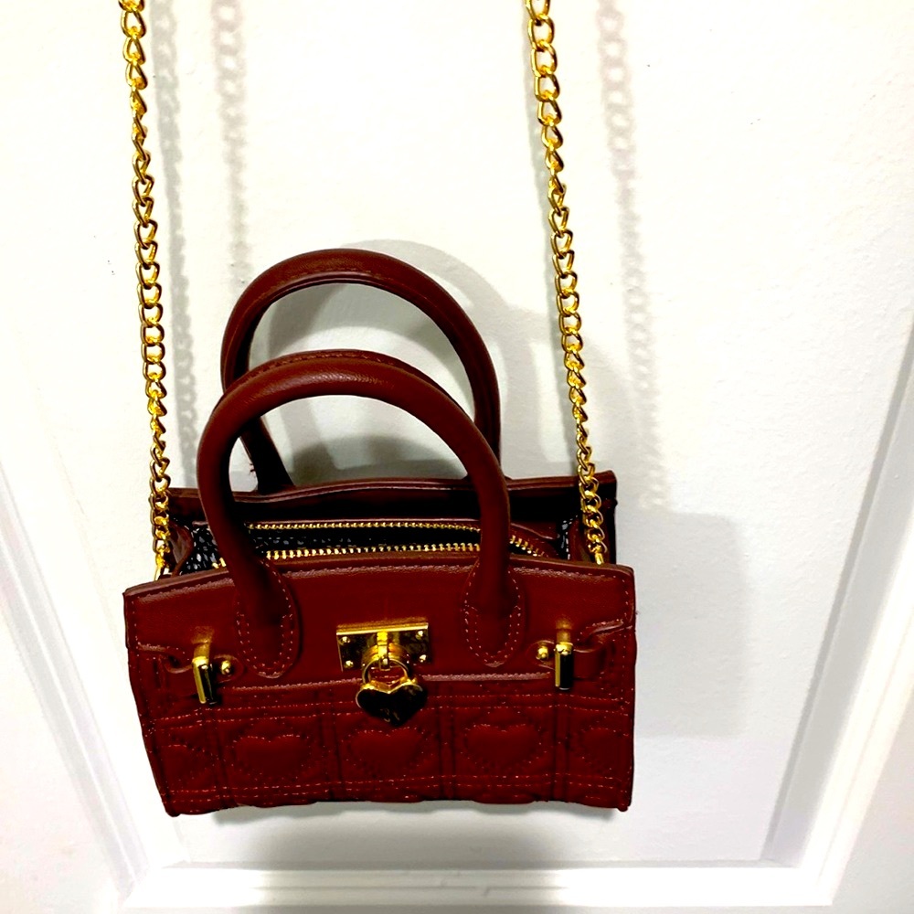 2/$12 NWOT Wine Crossbody Purse - Picture 4 of 7